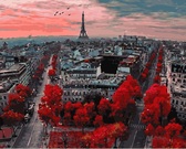 Картина по номерам Вогняні фарби Парижа, 40х50 см Brushme ( Брашмі ) картини по номерах GX4887