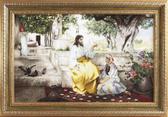 Набір для вишивання хрестиком Христос у Марфи та Марії 61.5 x 38.5 см ( канва Aida 14 ) повна вишивка