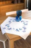 Набір для вишивання хрестиком Блакитні метелики, 80x80 см