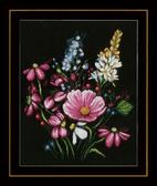 Набір для вишивання хрестиком Квіти 31x36 см