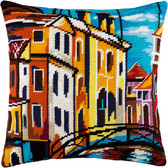 Набір для вишивання подушки Венеція 40×40 см (страмін) напівхрест