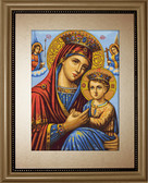 Набір для вишивання гобеленом Ікона Божої Матері (гобелен) 27х37 см