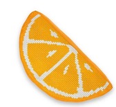 Набір для вишивання подушки Апельсин 50 х 25 см + зворотня сторона для подушки ( комплект )