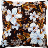 Набір для вишивання подушки Яблуневий колір 40×40 см (страмін) напівхрест, лицьова сторона