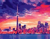 Картина по номерам Нічний Торонто 40 х 50 см