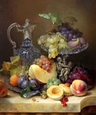Алмазная вышивка Щедрый натюрморт. Художник Vlasov Dmitry 40x50 см, квадратные камни, полная