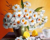Алмазная вышивка на подрамнике Натюрморт с ромашками 40x50 см, (на подрамнике) круглые камни, полная Алмазная вышивка на подрамнике Натюрморт с ромашками 40x50 см, (на подрамнике) круглые камни, полная Диамантові ручки 188607