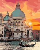 Картина по номерам Захід сонця у Венеції 40х50 см