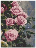 Картина по номерам Димчасті троянди 30х40 см (дерев'яна основа)