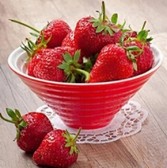 Алмазная вышивка на подрамнике Клубничный десерт 30х30 см, ( на подрамнике ) круглые камни, полная
