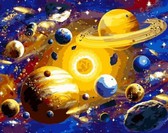 Картина по номерам Сонячна система, 40х50см