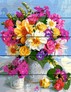 Картина по номерам Роскошный букет, 40х50 см ( деревянная основа ) Rainbow Art ( на дереве ) RA-GXT5546