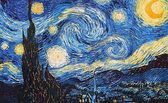 Алмазна вишивка Зоряна ніч. Художник Vincent Willem Van Gogh 40x65 см, квадратне каміння, повна