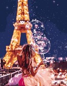 Картина по номерам Мрії здійснюються у Парижі 40 х 50 см