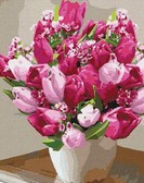 Картина по номерам Яскраві тюльпани, 40х50см