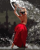 Картина по номерам Танець води, 40х50см