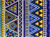 Набір для вишивання хрестиком Килимок. Сині візерунки 65x93 см (часткова зашивка)