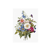 Набір для вишивання хрестиком Букет літніх квітів 21x28,5 см ( канва Aida 16 )