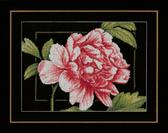 Набір для вишивання хрестиком Рожева троянда 33х24 см (часткова зашивка)