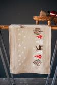 Набір для вишивання хрестиком Скатертина Різдво 40х100 см ( часткова вишивка )
