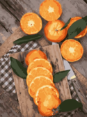 Картина по номерам Яскравий апельсин, 30 х 40 см