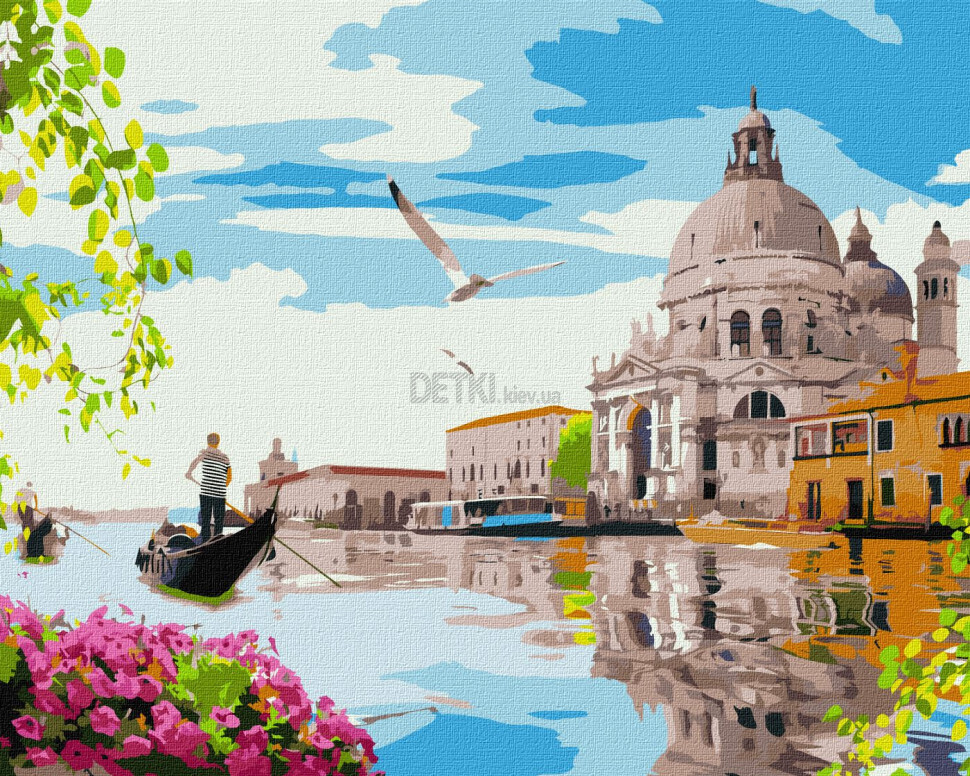Картина по номерам Яскрава Венеція 40х50 см