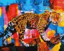 Картина по номерам Яскравий леопард 40х50 см Ideyka ( Ідейка ) KHO4338