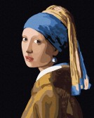 Картина по номерам Дівчина з перловою сережкою 40х50 см