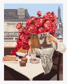Картина по номерам Квітучий Париж 40х50 см