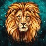 Картина по номерам Розкішний лев 40х40 см Ideyka ( Ідейка ) KHO4286