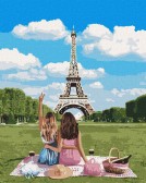 Картина по номерам Подружки у Парижі , 40х50см