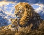 Картина по номерам Мудрість лева 40 х 50 см Babylon Turbo ( Бебілон ) VP1444