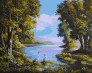 Картина по номерам Лісова тиша 40 х 50 см Ideyka ( Ідейка ) KHO4344