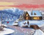 Картина по номерам Сніжна прогулянка 40 х 50 см Ideyka ( Ідейка ) KHO6304