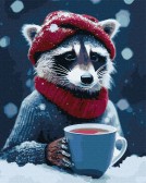 Картина по номерам Зимова кава 40 х 50 см