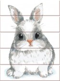 Картина по номерам Кролик 30 х 40 см (дерев'яна основа)