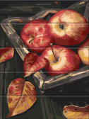 Картина по номерам Яблука 30 х 40 см (дерев'яна основа)