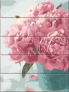 Картина по номерам Рожеві півонії 30 х 40 см (дерев'яна основа) ArtStory ( на дереві ) ASW078